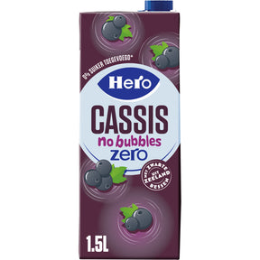 Hero Blackcurrant no bubbles zero Soft drink 1.5l