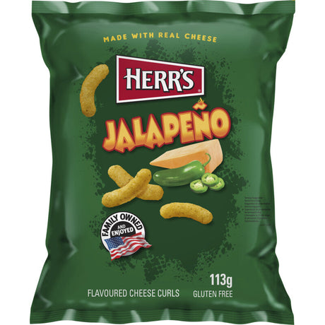 Herr's Jalapeño Cheese Curls 113g