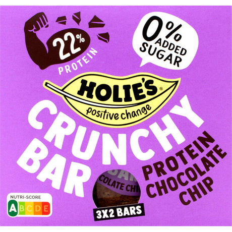 Holie's Crunchy bar protein chocolate chip 120g