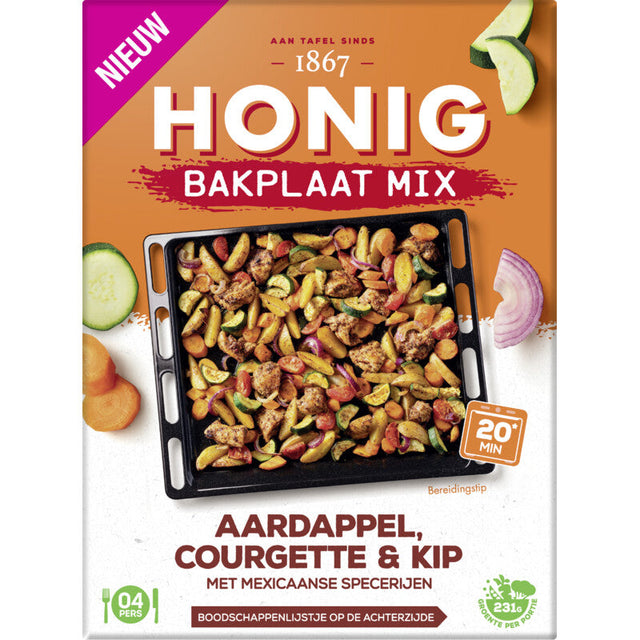 Honig Mix Potato, Courgette & Chicken 36g