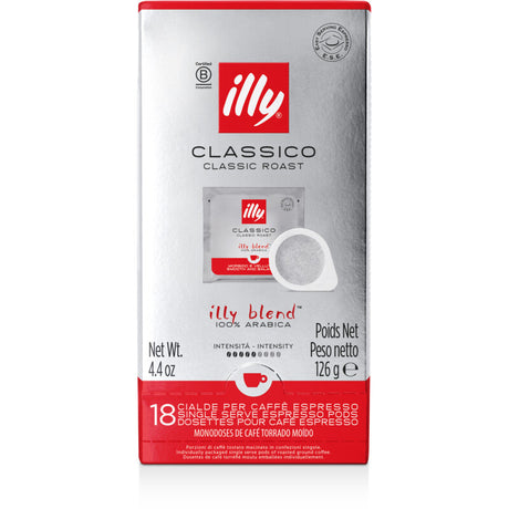 illy Classico 100% Arabica servings Ground coffee 126g