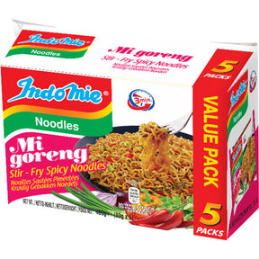Indomie Noodles mi goreng spicy 5-pack 400g