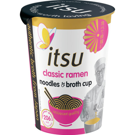 Itsu Classic ramen noodles & broth cup Stock 64g