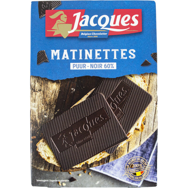 Jacques Dark chocolate 60% matinettes 128g