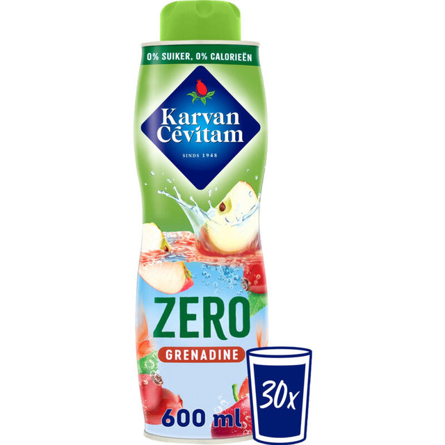 Karvan Cévitam Zero grenadine Syrup 600ml
