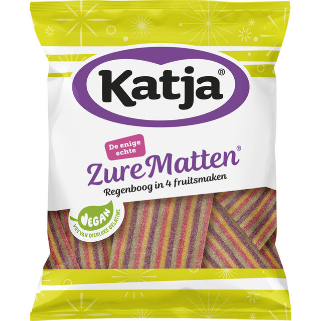 Katja Sour Belts fruitsmaken 125g
