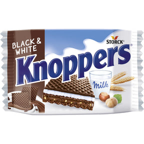 Knoppers Wafel black & white Biscuits 125g