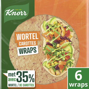 Knorr Carrot wraps with 35% Carrot 240g