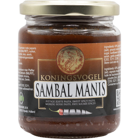 Koningsvogel Sambal manis Table sauce 280g