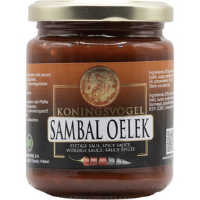Koningsvogel Sambal oelek Table sauce 270g