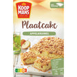 Koopmans Plaatcake appelkruimel Cake mix 450g