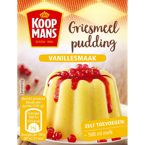 Koopmans Griesmeelpudding Vanilla Flavour Dessert mix 80g
