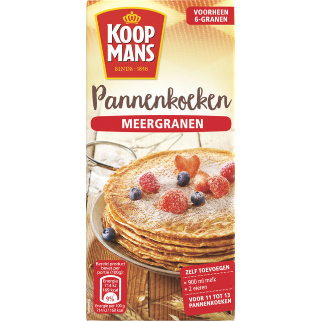 Koopmans Mix for pannenkoeken Multigrain 400g