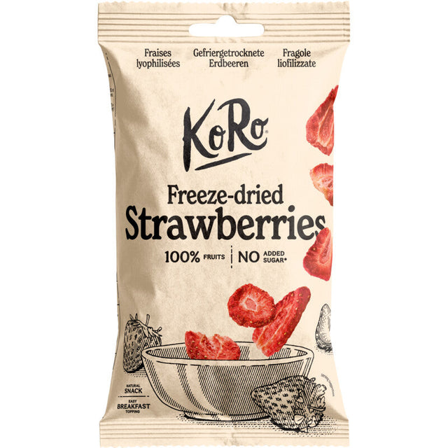 KoRo Freeze-dried strawberries Fruit 20g