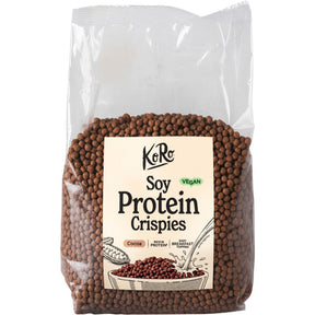 KoRo Soy protein crispies cocoa Savoury snacks 250g