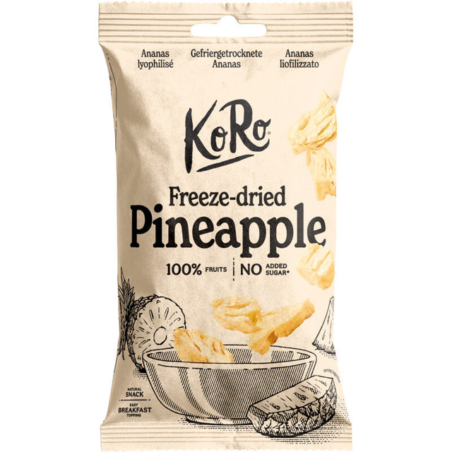 KoRo Freeze-dried pineapple Fruit 40g