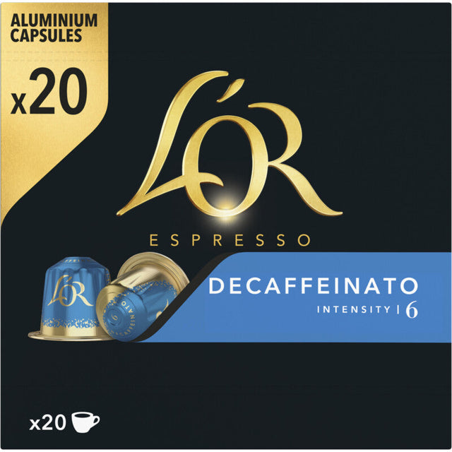 L'OR Espresso decaffeinato capsules 104g