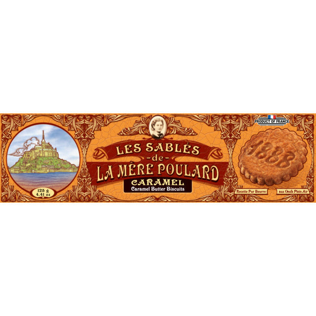 La Mere Poulard Caramel butter biscuits 125g