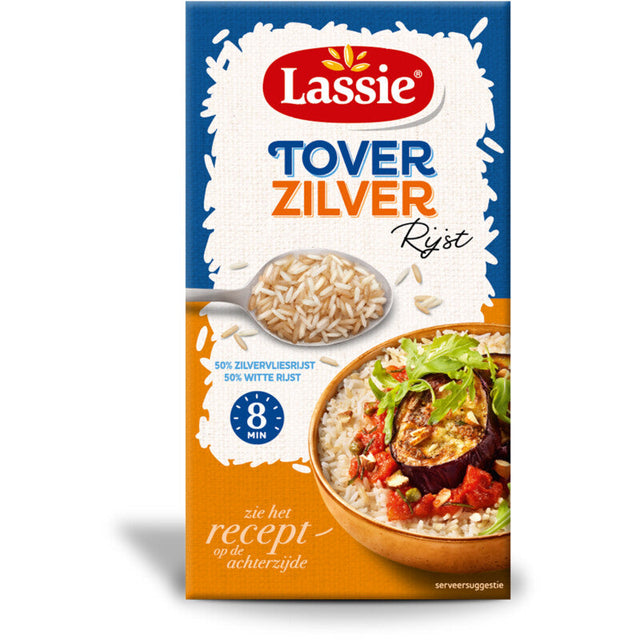 Lassie Tover zilver Rice 400g