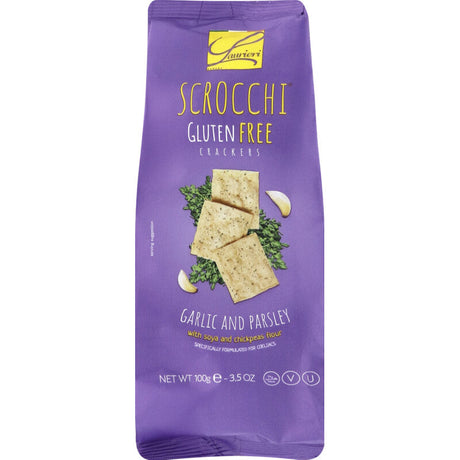 Laurieri Scrocchi Garlic Parsley Gluten-Free Savoury snacks 100g