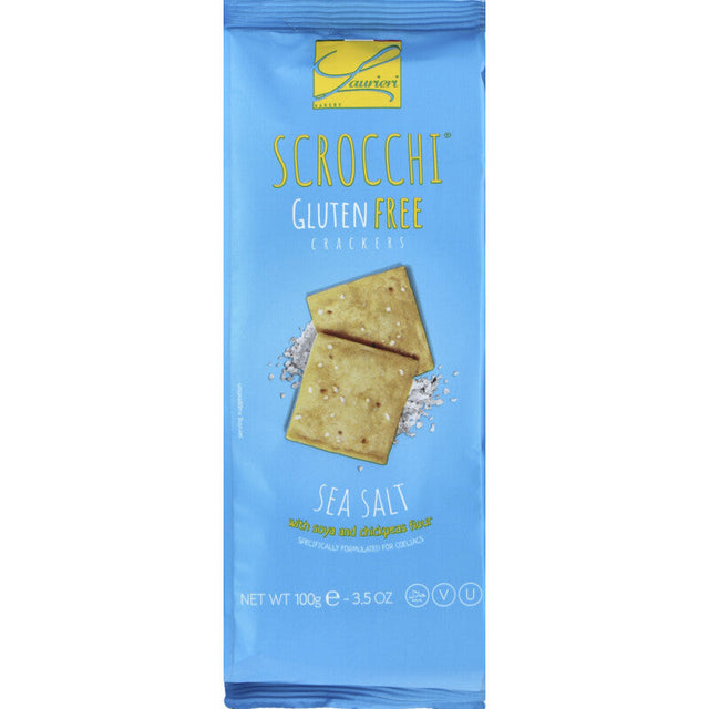 Laurieri Scrocchi Sea Salt Gluten-Free Savoury snacks 100g