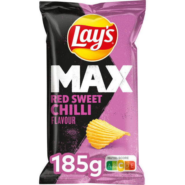 Lay's Max red sweet chili Potato chips 185g