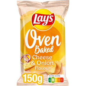 Lay's Oven baked cheese & onion Potato chips 150g
