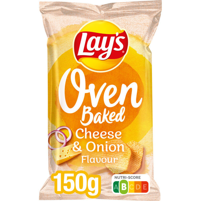 Lay's Oven baked cheese & onion Potato chips 150g