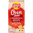 Lay's Oven baked crunchy biscuits tomato onion Potato chips 90g