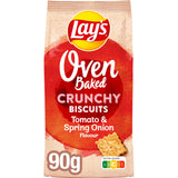 Lay's Oven baked crunchy biscuits tomato onion Potato chips 90g