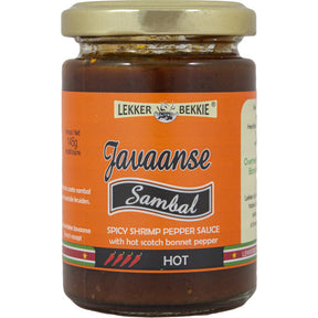 Lekker Bekkie Javaanse sambal Table sauce 145g