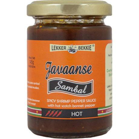 Lekker Bekkie Javaanse sambal Table sauce 145g