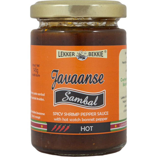 Lekker Bekkie Javaanse sambal Table sauce 145g