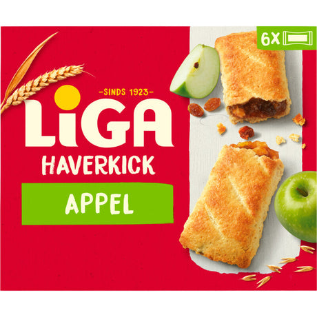 Liga Haverkick appelsmaak Fruit and nut bar 200g