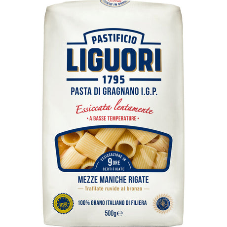 Liguori Mezze maniche rigate no38 Pasta 500g
