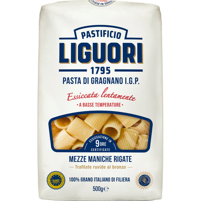 Liguori Mezze maniche rigate no38 Pasta 500g