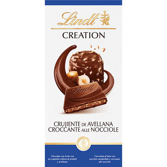 Lindt Creation milk hazelnut Chocolate 150g