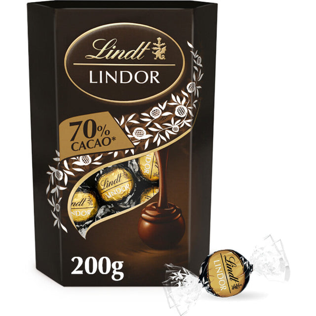 Lindt Lindor Dark Chocolate bonbons 200g