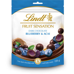 Lindt Fruit sensation blueberry & acai Chocolate 150g