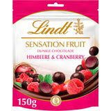 Lindt Sensation fruit himbeere & cranberry Chocolate 150g