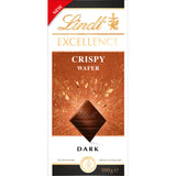 Lindt Excellence crispy wafer dark Chocolate 100g