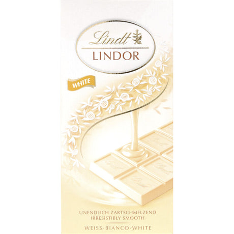Lindt Lindor Bar white Chocolate 100g