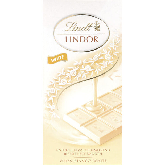 Lindt Lindor Bar white Chocolate 100g