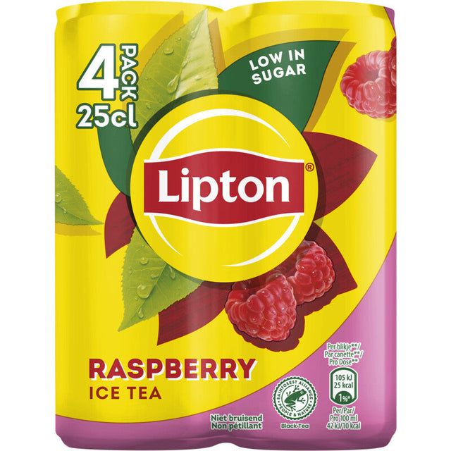 Lipton Ice tea raspberry 4 × 250ml