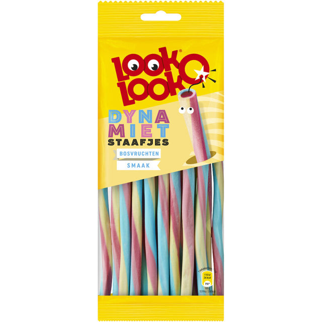 Look o Look Dynamietstaafjes Forest Fruits Flavour 110g