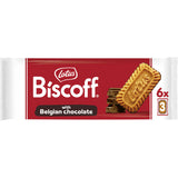 Lotus Biscoff Speculoos Belgian chocolate Biscuits 132g