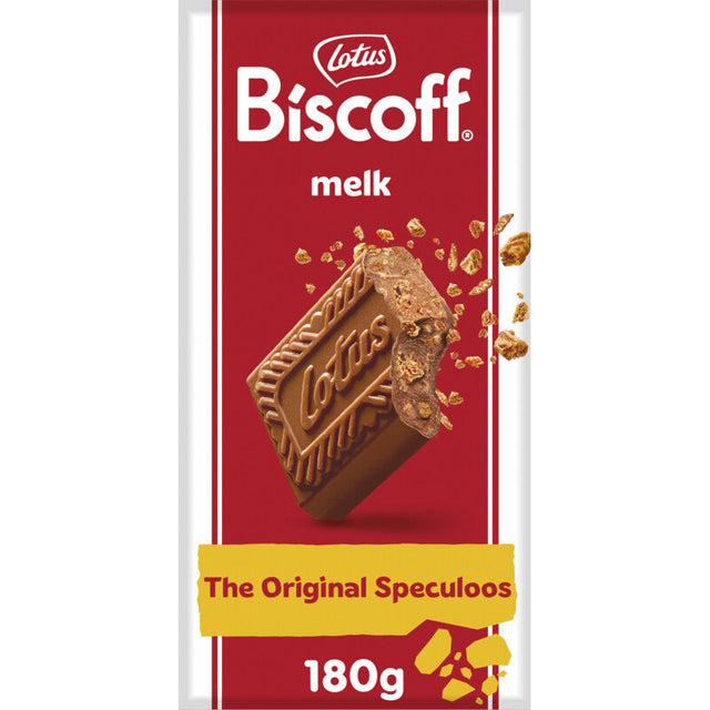 Lotus Biscoff Speculoos Milk Chocolate Pieces Biscuits 180g