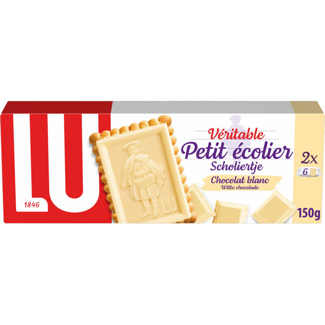 LU Scholiertje White Chocolate 150g