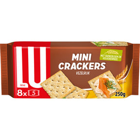 LU Mini crackers tarwebloem & Wholemeal Flour 250g