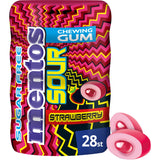 Mentos Gum Sour strawberry 56g